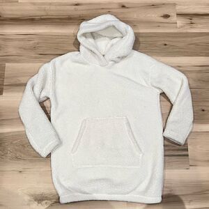 Gilly Hicks White Oversized Sherpa Hoodie Women’s XXS/XS